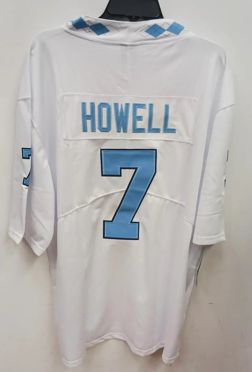 Sam Howell North Carolina Tar Heels Jersey white product image 1, provided for visual reference and product detail review