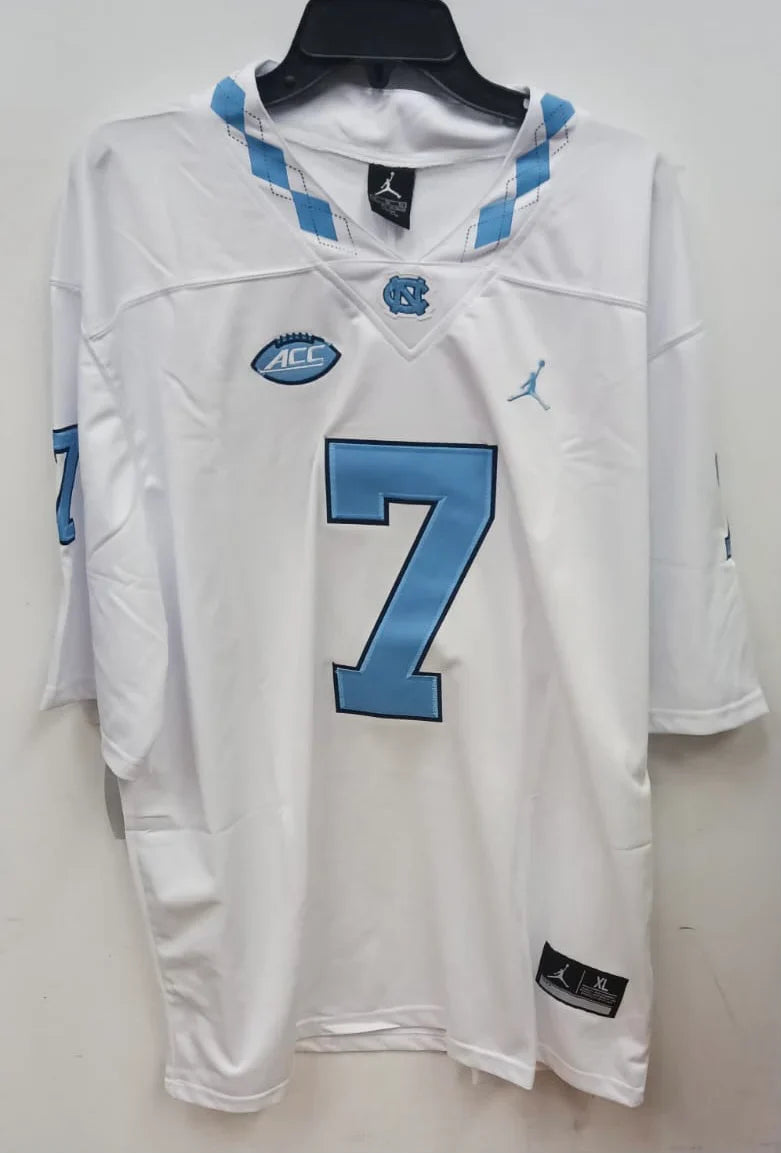 Sam Howell North Carolina Tar Heels Jersey white product image 2, provided for visual reference and product detail review