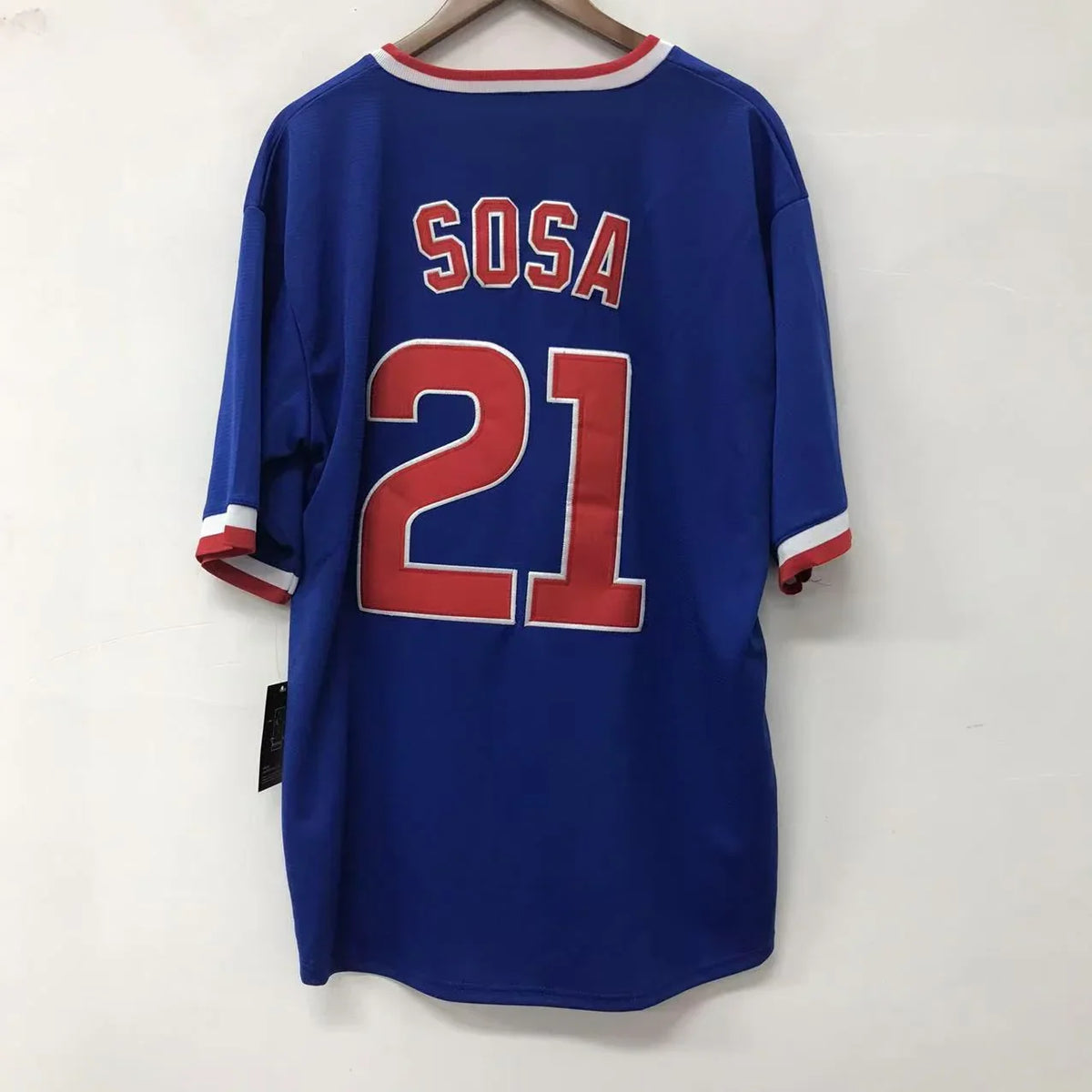 Sammy Sosa Chicago Cubs Jersey Official MLB jersey Majestic product image 1, provided for visual reference and product