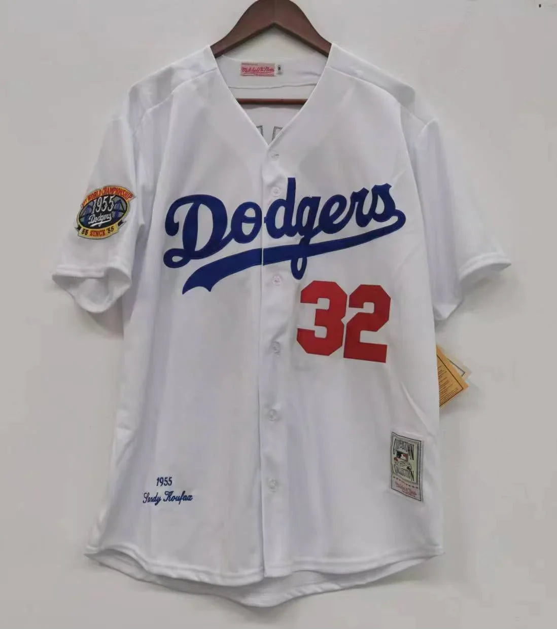 Sandy Koufax Brooklyn Los Angeles Dodgers Jersey Mitchell & Ness product image 2, provided for visual reference and product