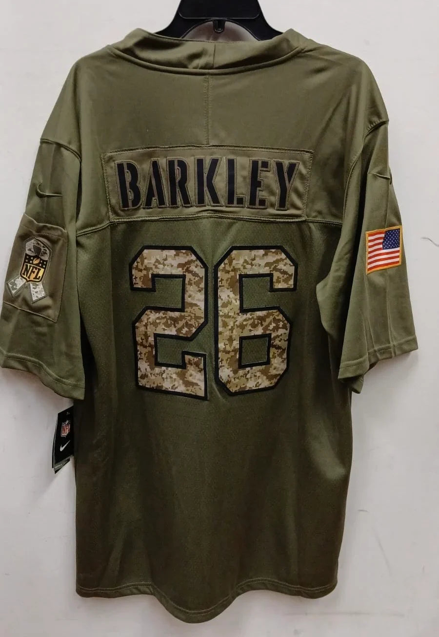 Saquon Barkley Philadelphia Eagles Nike NFL Salute to Service Jersey product image 1, provided for visual reference and