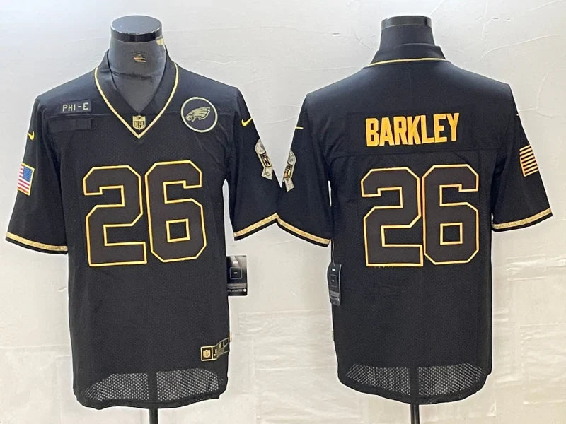 Saquon Barkley Philadelphia Eagles Nike NFL Salute to Service Jersey product image 1, provided for visual reference and
