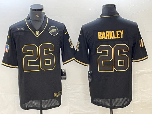 Saquon Barkley Philadelphia Eagles Nike NFL Salute to Service Jersey product image 1, provided for visual reference and