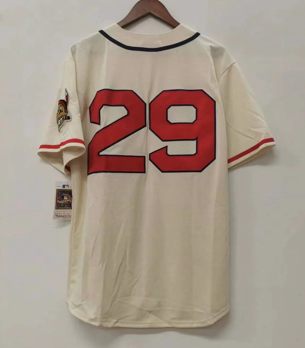 Satchel Paige Cleveland Indians Jersey Mitchell & Ness product image 1, provided for visual reference and product detail