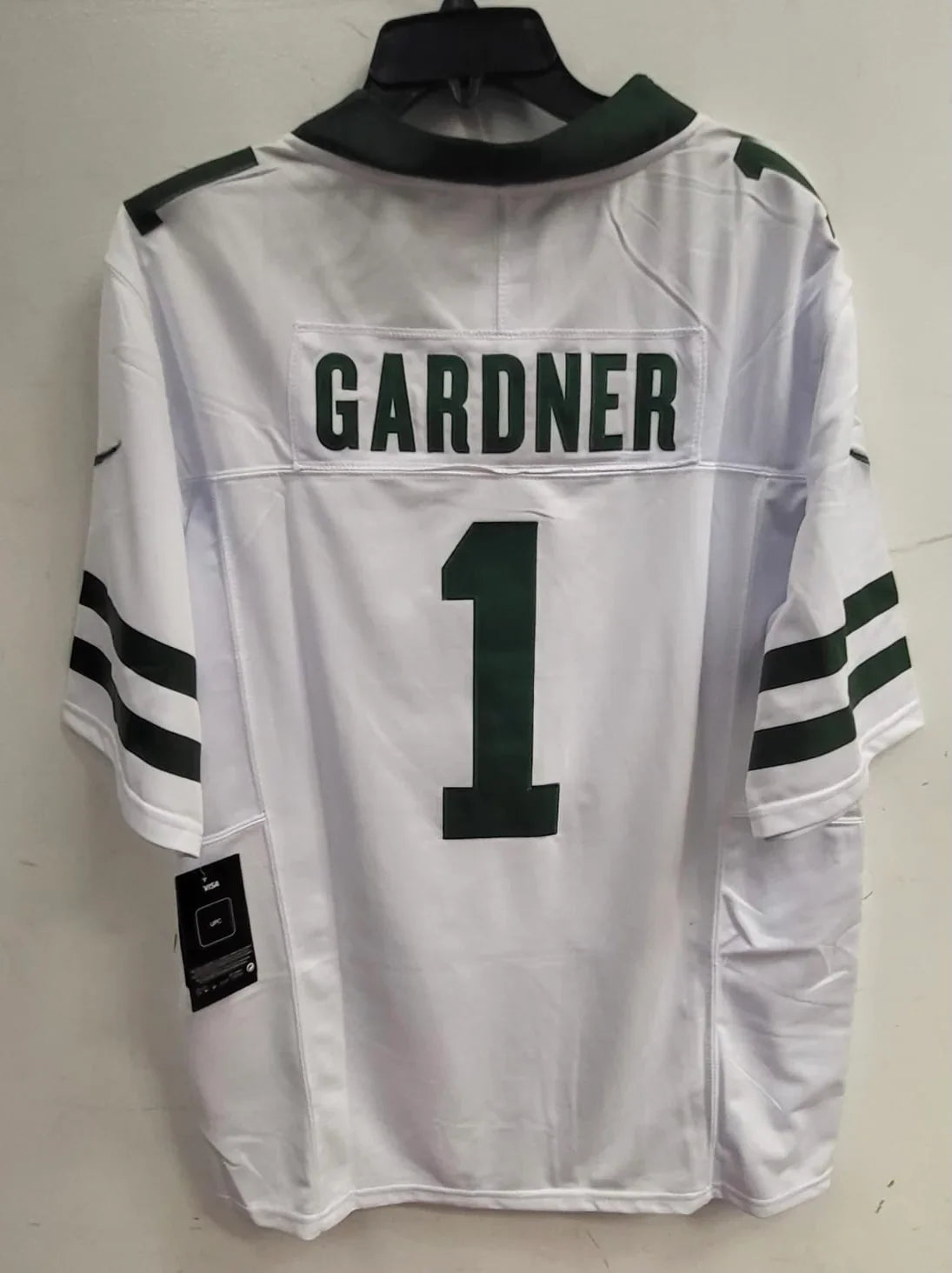 Sauce Gardner New York Jets Jersey 2023 retro throwback product image 1, provided for visual reference and product detail