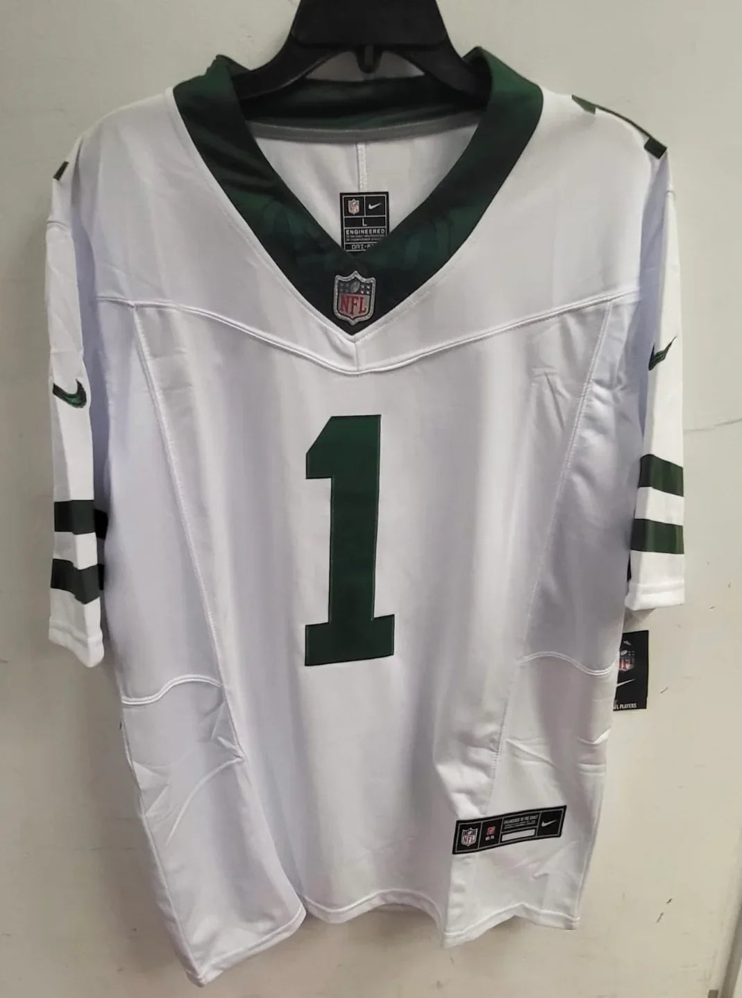 Sauce Gardner New York Jets Jersey 2023 retro throwback product image 2, provided for visual reference and product detail