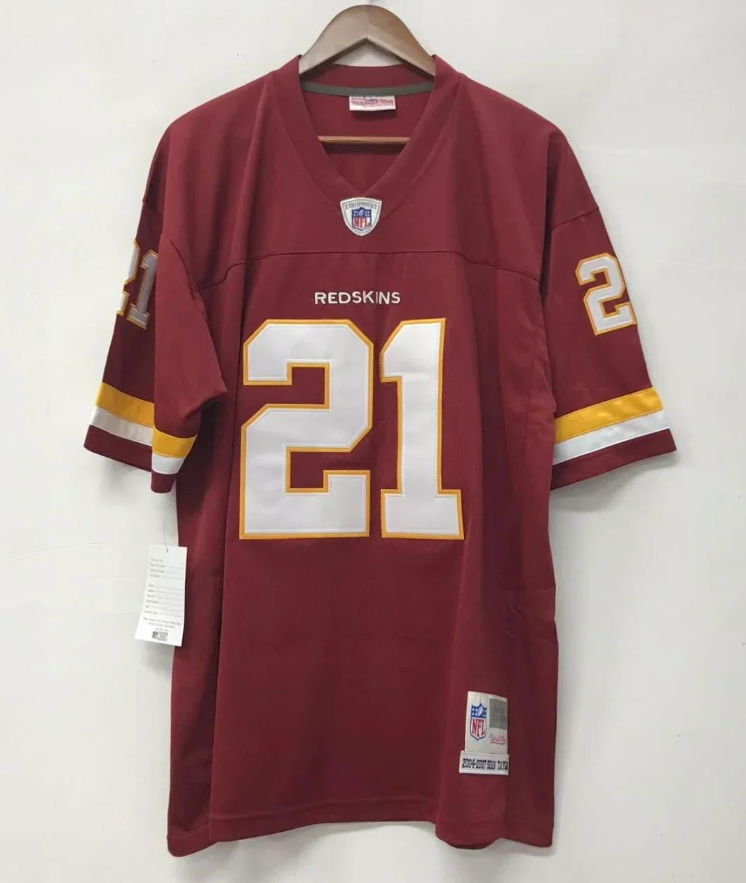 Sean Taylor Washington Redskins Official NFL Mitchell & Ness Jersey product image 2, provided for visual reference and