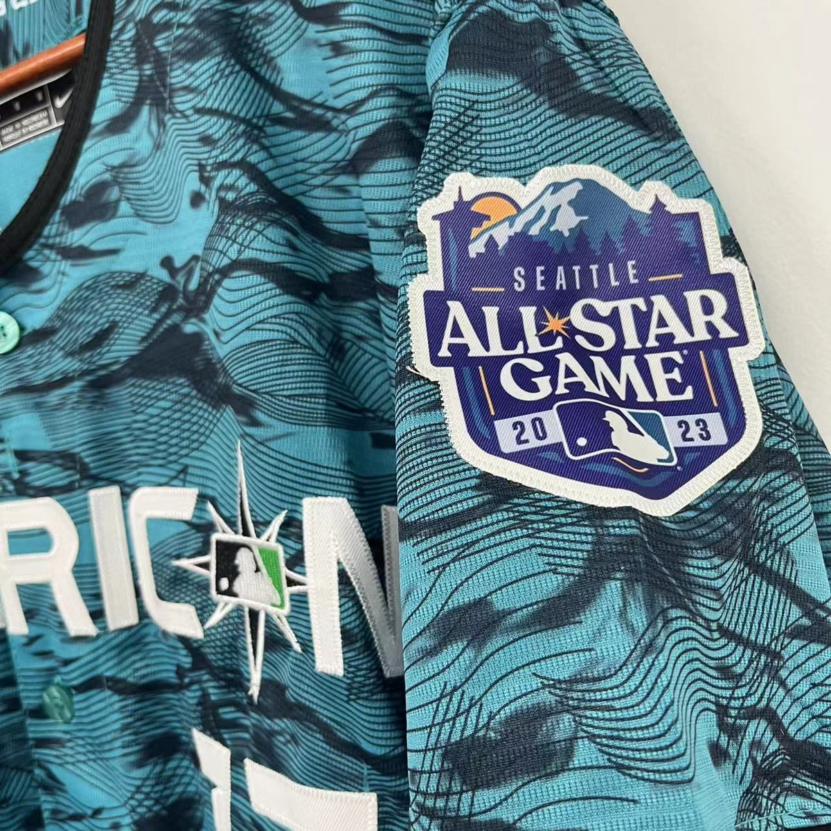 Shohei Ohtani Anaheim Angels All star game Jersey product image 5, provided for visual reference and product detail review