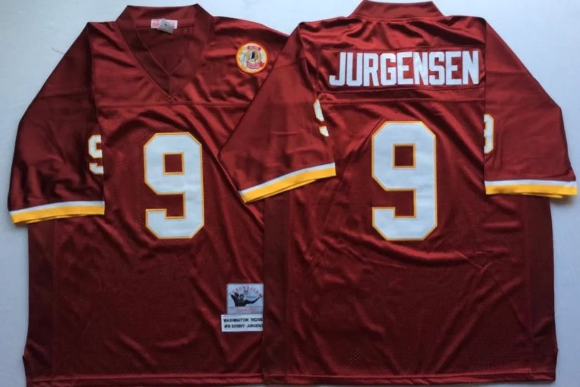 Sonny Jurgensen Washington Redskins Commanders Mitchell & Ness Jersey product image 1, provided for visual reference and