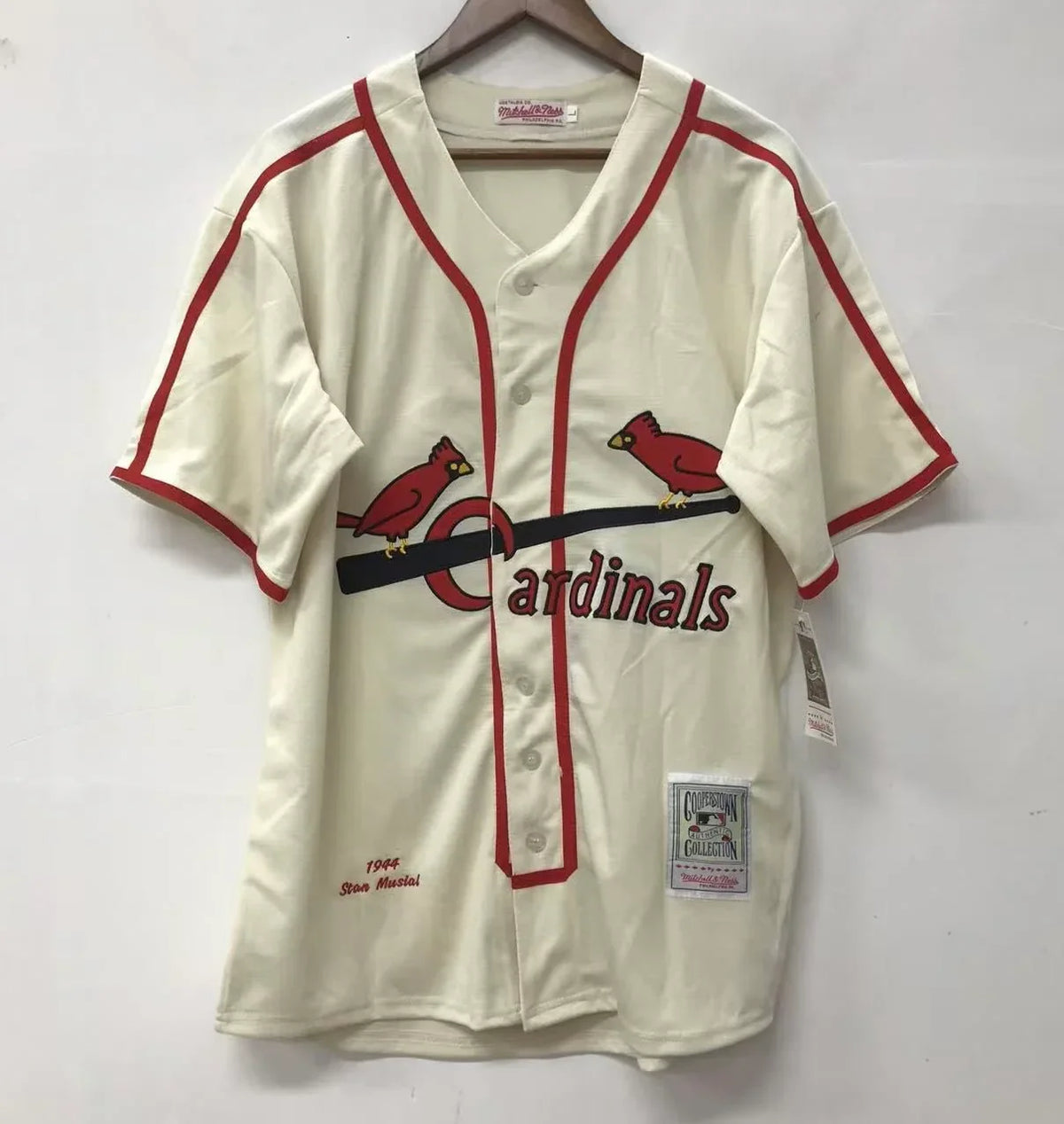 Stan Musial St. Louis Cardinals Jersey 1944 Mitchell & Ness product image 2, provided for visual reference and product