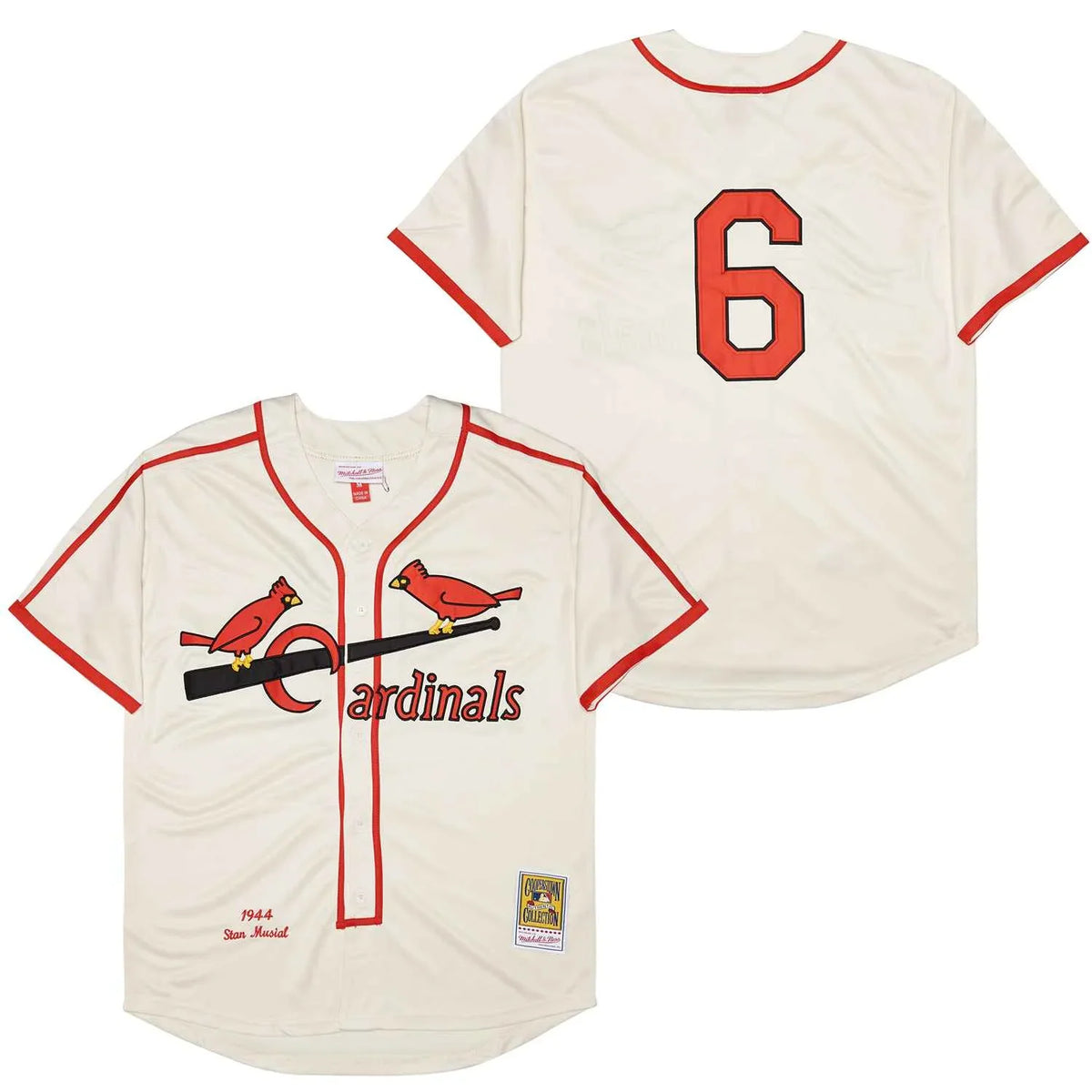 Stan Musial St. Louis Cardinals Jersey 1944 Mitchell & Ness product image 1, provided for visual reference and product