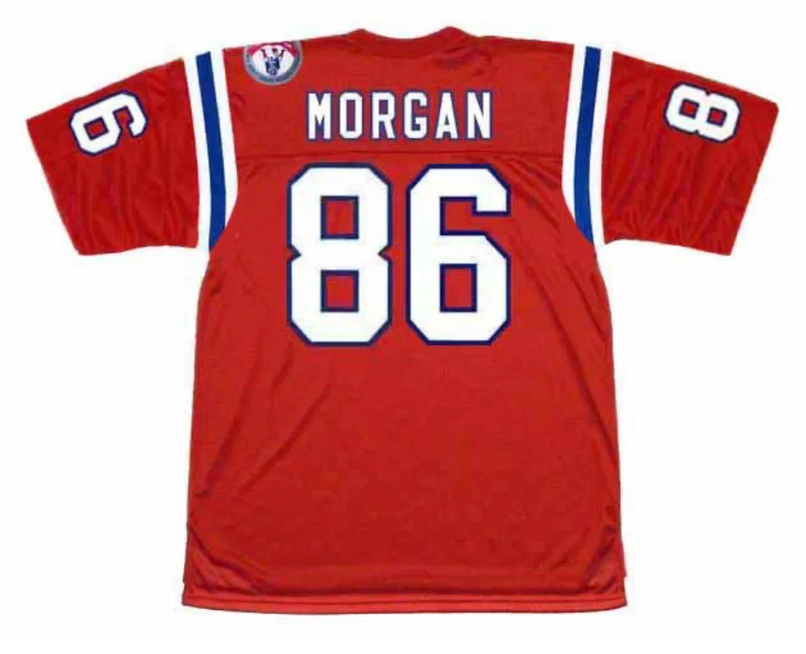Stanley Morgan 1984 New England Patriots Official NFL Mitchell & Ness Jersey product image 1, provided for visual reference