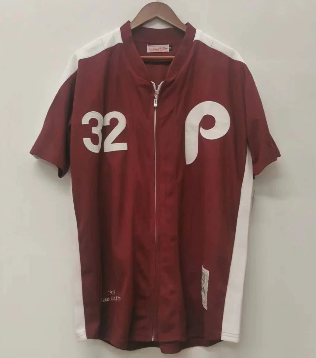 Steve Carlton Philadelphia Phillies Jersey 1979 Mitchell & Ness product image 2, provided for visual reference and product