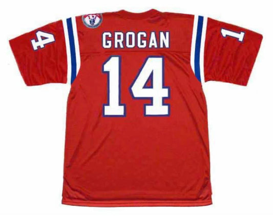 Steve Grogan 1984 New England Patriots Official NFL Mitchell & Ness Jersey product image 1, provided for visual reference