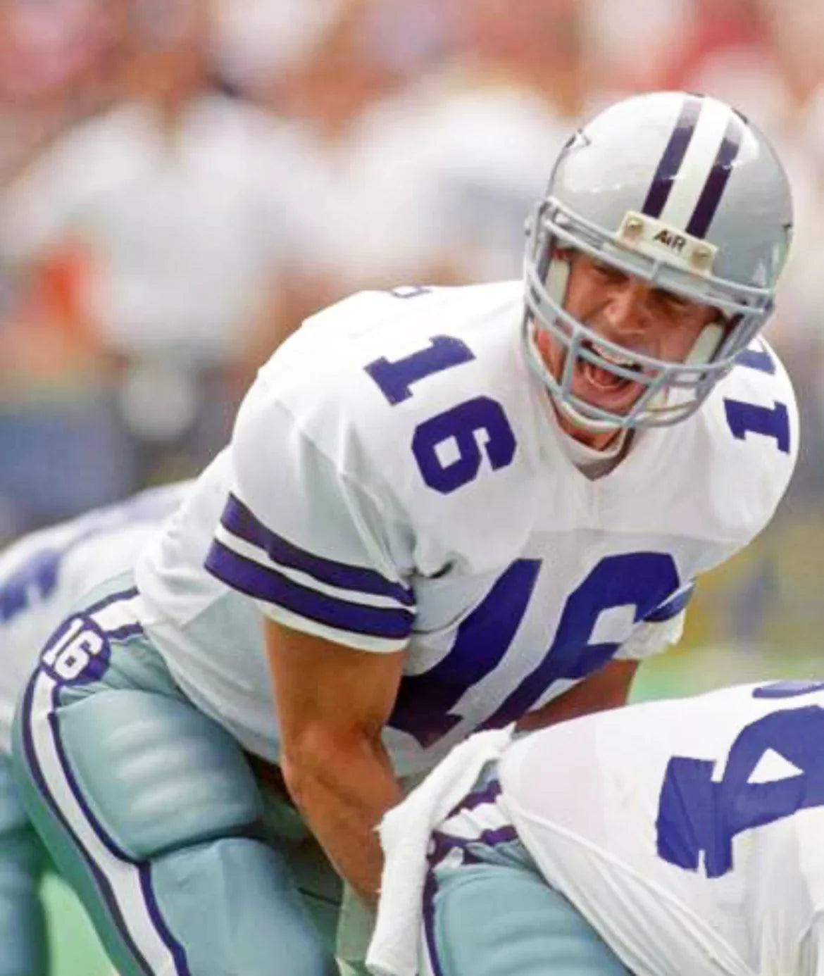 Steve Pelleur Dallas Cowboys Official NFL Jersey white Mitchell & Ness product image 3, provided for visual reference and