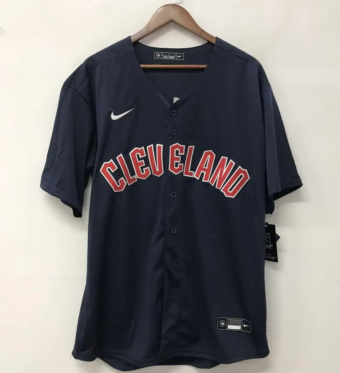 Steven Kwan Cleveland Guardians Official MLB NIKE Jersey product image 2, provided for visual reference and product detail