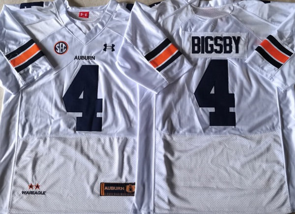 Tank Bigsby Auburn Tigers Jersey white product image 1, provided for visual reference and product detail review