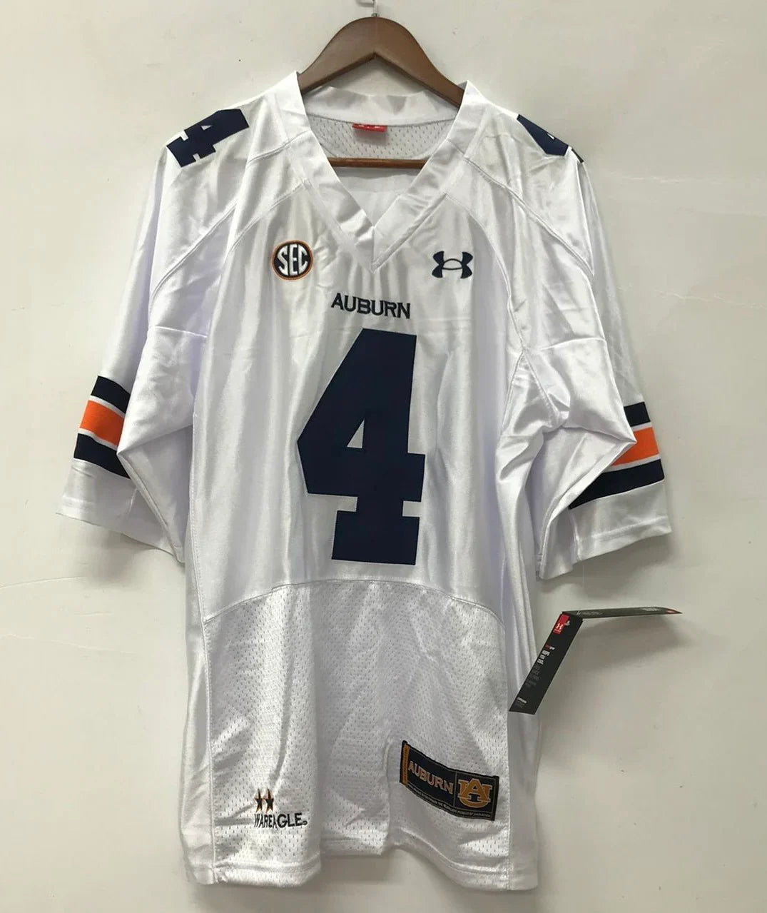 Tank Bigsby Auburn Tigers Jersey white product image 2, provided for visual reference and product detail review