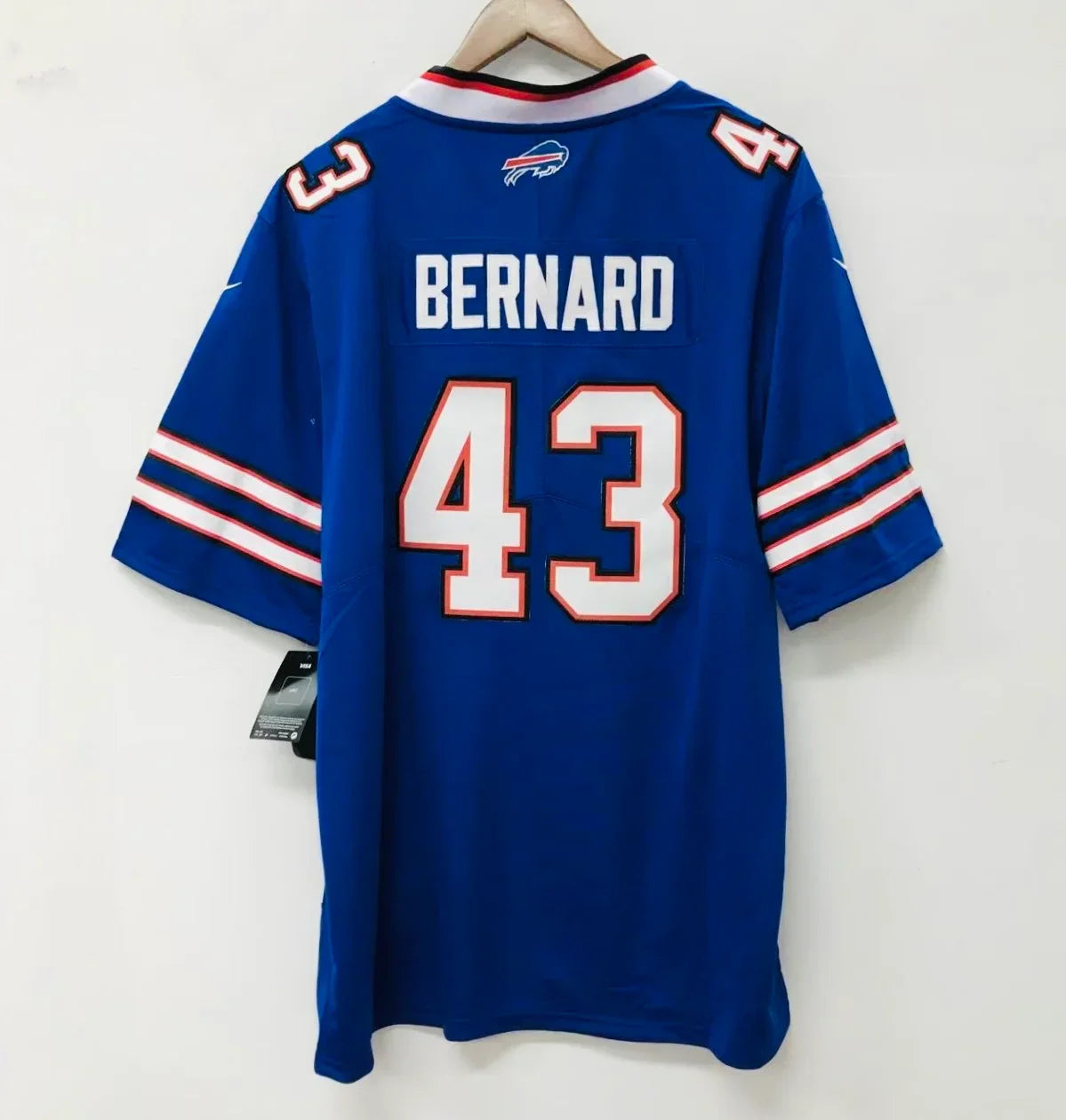 Terrel Bernard Buffalo Bills NFL official Nike Jersey Blue product image 1, provided for visual reference and product detail