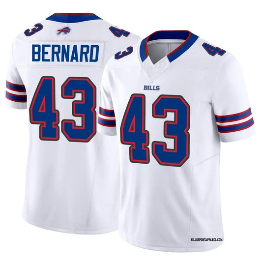 Terrel Bernard Buffalo Bills NFL official Nike Jersey White product image 1, provided for visual reference and product