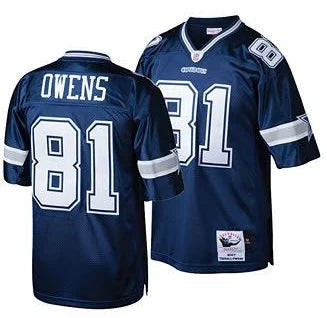 Terrell Owens Dallas Cowboys Official NFL Jersey Mitchell & Ness product image 1, provided for visual reference and product