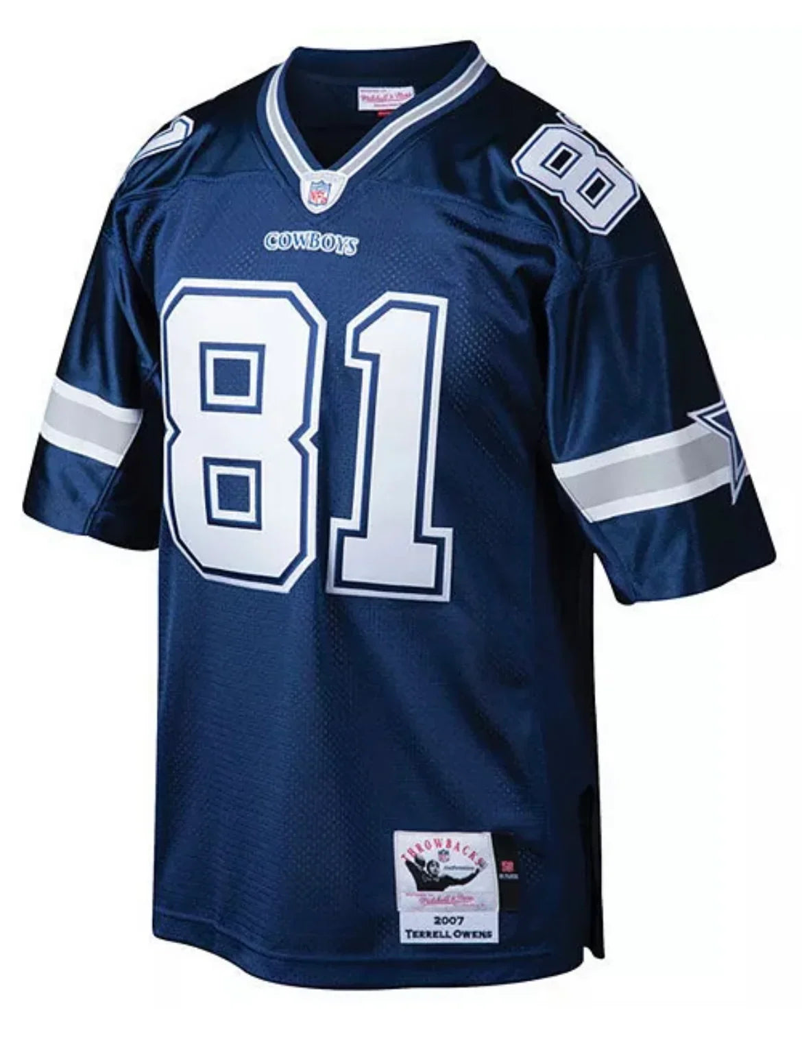 Terrell Owens Dallas Cowboys Official NFL Jersey Mitchell & Ness product image 3, provided for visual reference and product