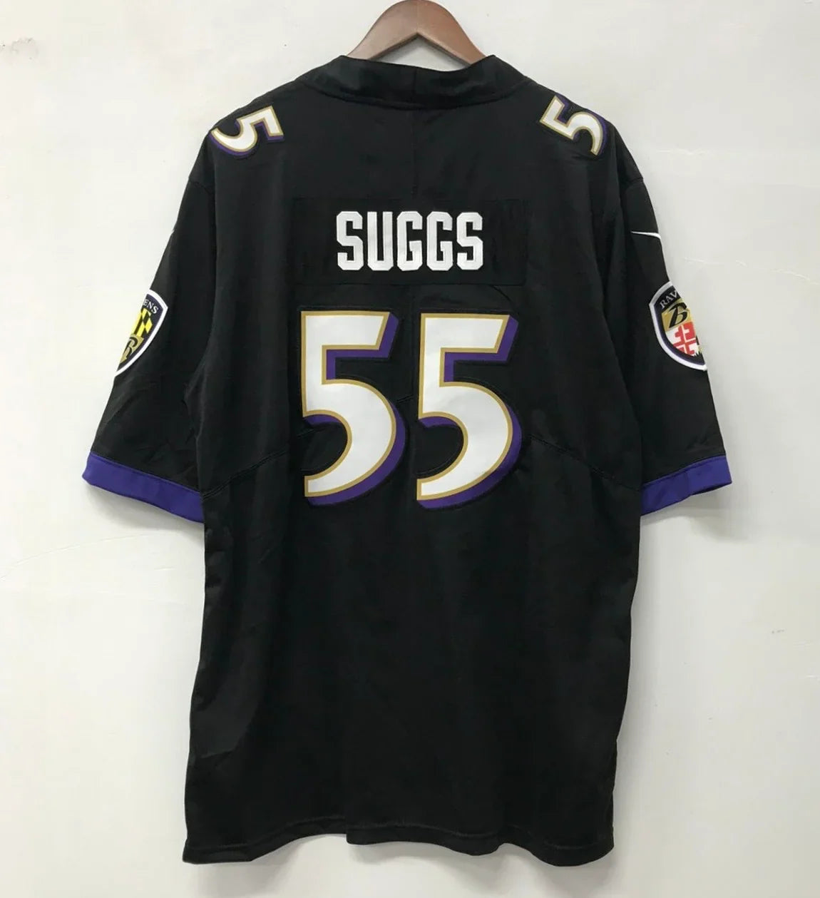 Terrell Suggs Baltimore Ravens Official NFL Jersey Nike black product image 1, provided for visual reference and product