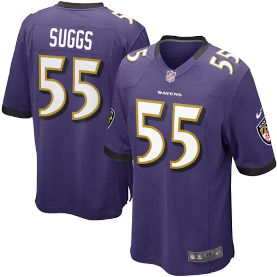 Terrell Suggs Baltimore Ravens Official NFL Jersey Nike product image 1, provided for visual reference and product detail