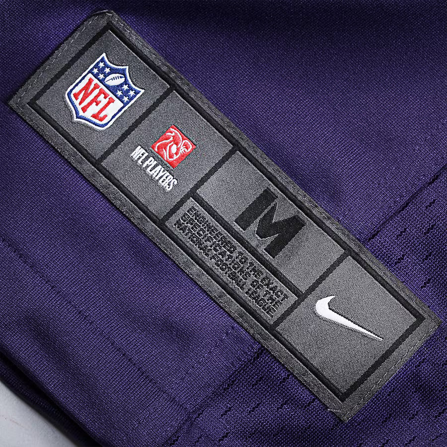 Terrell Suggs Baltimore Ravens Official NFL Jersey Nike product image 3, provided for visual reference and product detail