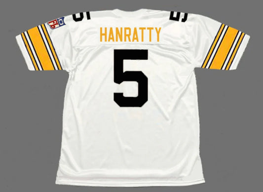 Terry Hanratty 1969 Pittsburgh Steelers NFL Mitchell & Ness Jersey product image 1, provided for visual reference and