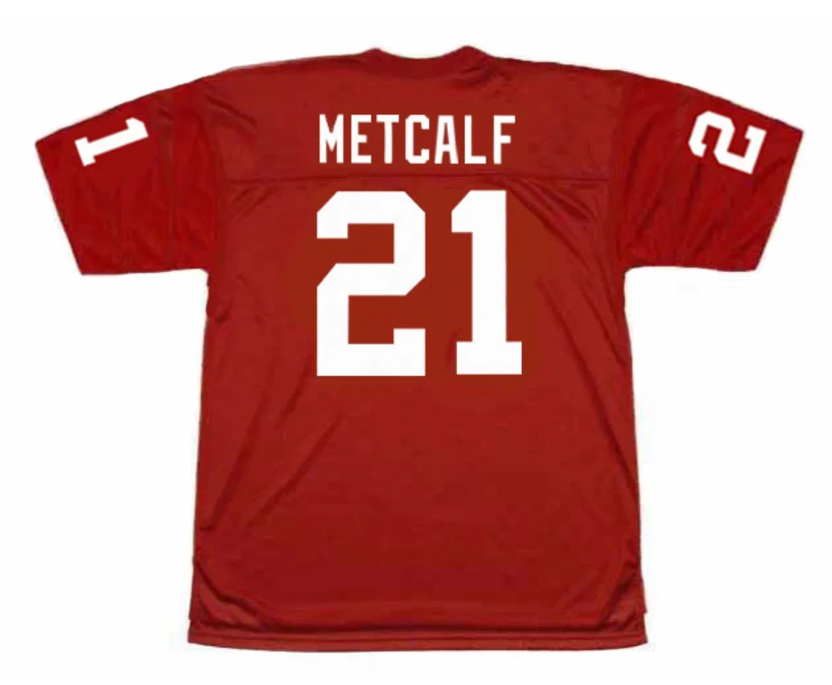 Terry Metcalf St. Louis Cardinals NFL Mitchell & Ness Jersey Red product image 1, provided for visual reference and product