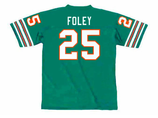 Tim Foley Miami Dolphins NFL Mitchell & Ness Jersey product image 1, provided for visual reference and product detail review