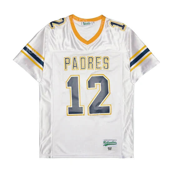 Tom Brady Junipero Serra San Mateo CA High School Jersey White product image 2, provided for visual reference and product