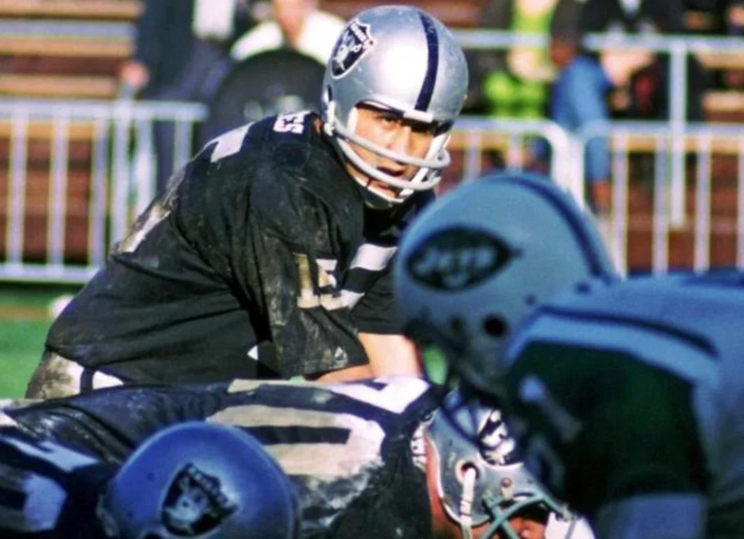 Tom Flores Oakland Raiders Mitchell & Ness Jersey black product image 3, provided for visual reference and product detail