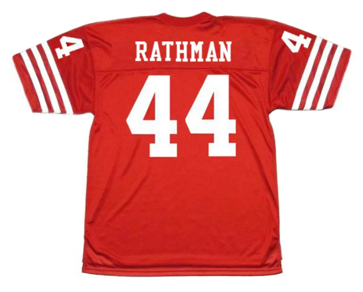 Tom Rathman San Francisco 49ers Jersey Mitchell & Ness product image 1, provided for visual reference and product detail