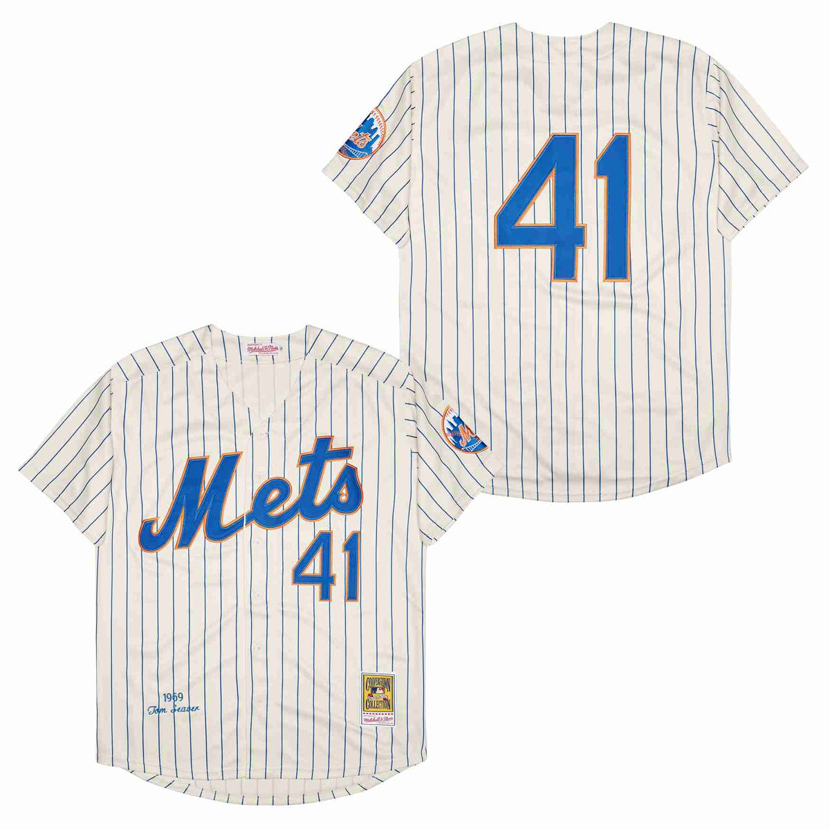 Tom Seaver New York Mets Jersey Mitchell & Ness product image 1, provided for visual reference and product detail review