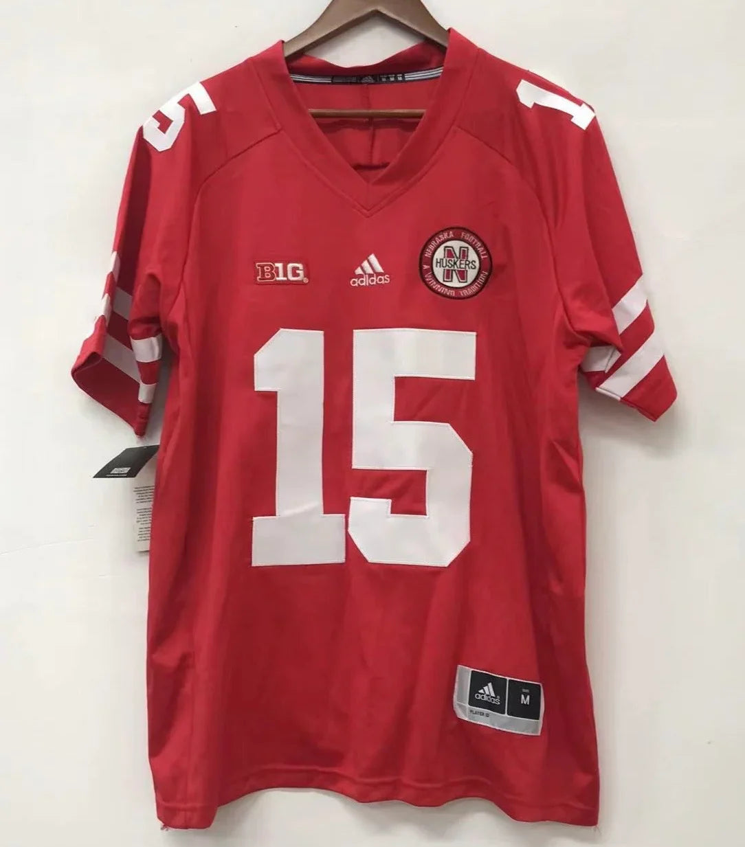 Tommie Frazier Nebraska Cornhuskers Adidas Jersey product image 2, provided for visual reference and product detail review