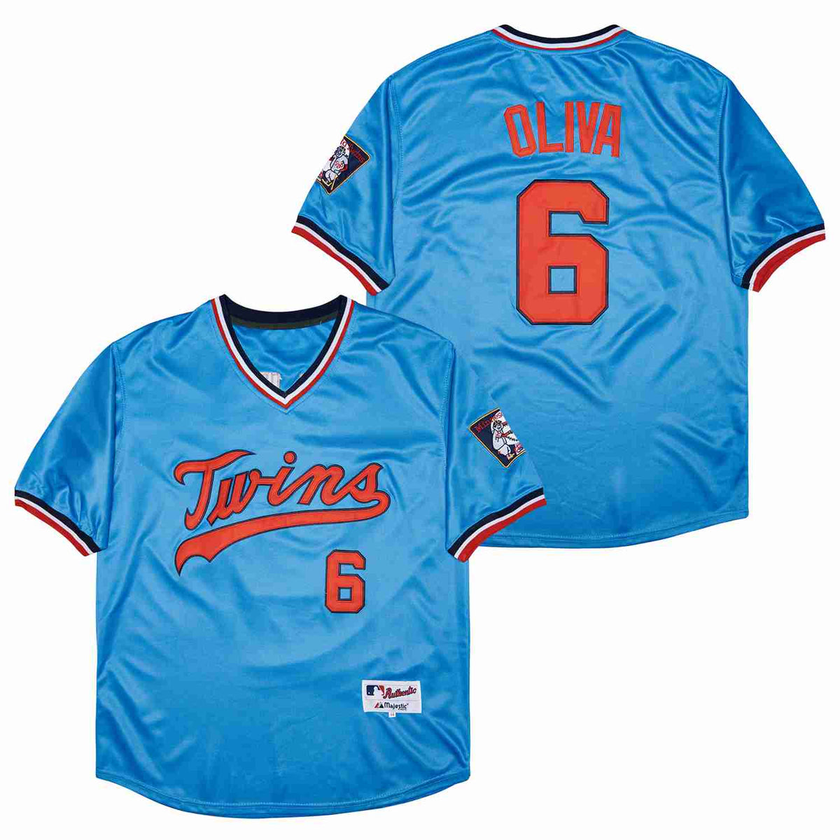 Tony Oliva Minnesota Twins Jersey Majestic product image 1, provided for visual reference and product detail review