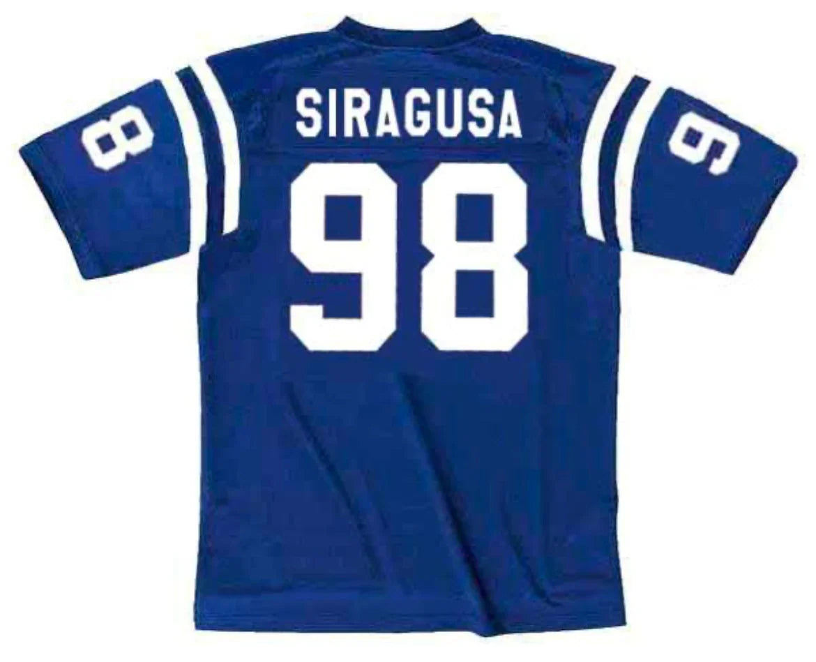 Tony Siragusa Indianapolis Colts NFL Mitchell & Ness Jersey product image 1, provided for visual reference and product