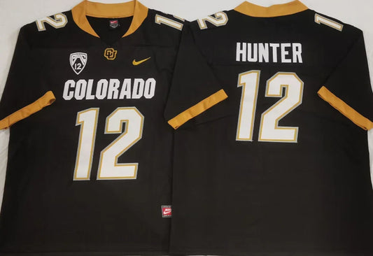 Travis Hunter Colorado Buffaloes Jersey NIKE black product image 1, provided for visual reference and product detail review