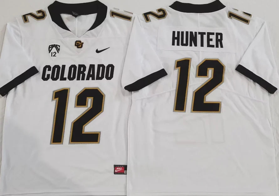 Travis Hunter Colorado Buffaloes Jersey NIKE white product image 1, provided for visual reference and product detail review