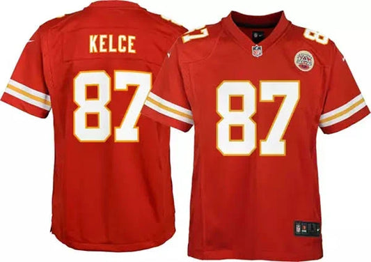 Travis Kelce Kansas City Chiefs official NFL Jersey Nike red product image 1, provided for visual reference and product
