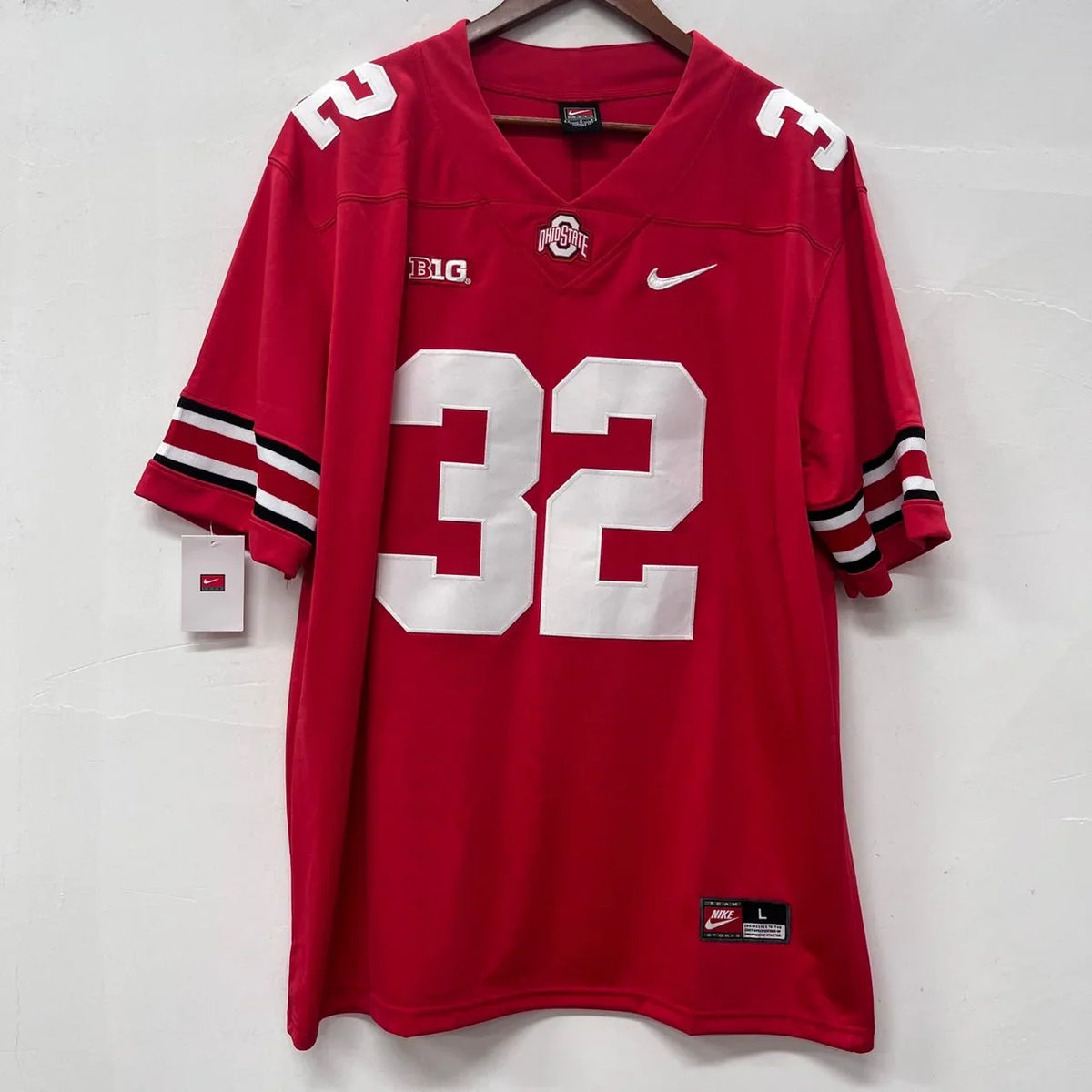 TreVeyon Henderson Ohio State Buckeyes Jersey Nike red product image 2, provided for visual reference and product detail