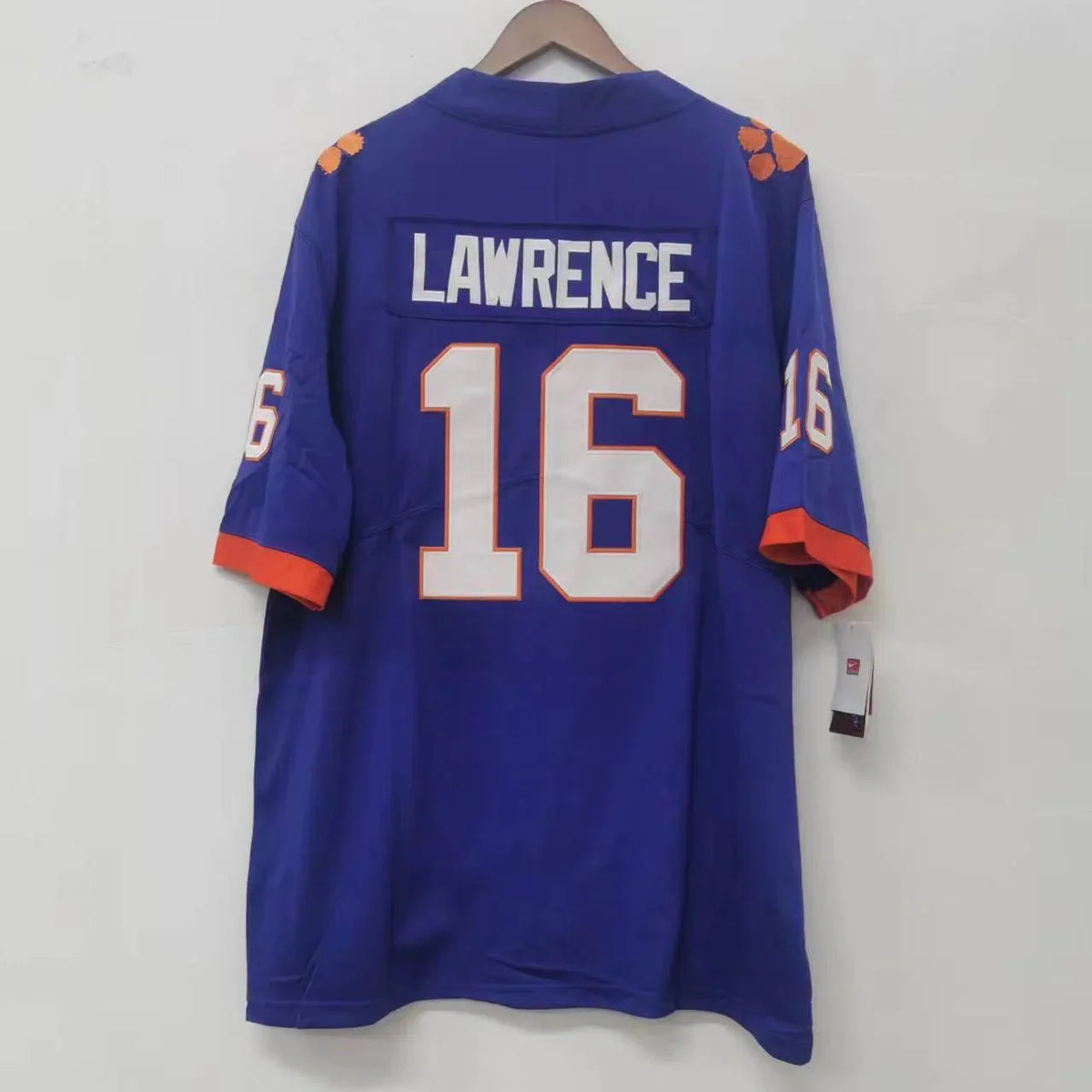 Trevor Lawrence Clemson Jersey product image 1, provided for visual reference and product detail review