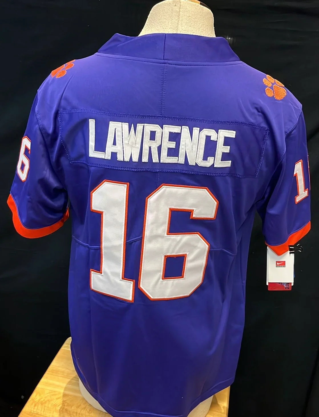 Trevor Lawrence Clemson Jersey product image 3, provided for visual reference and product detail review
