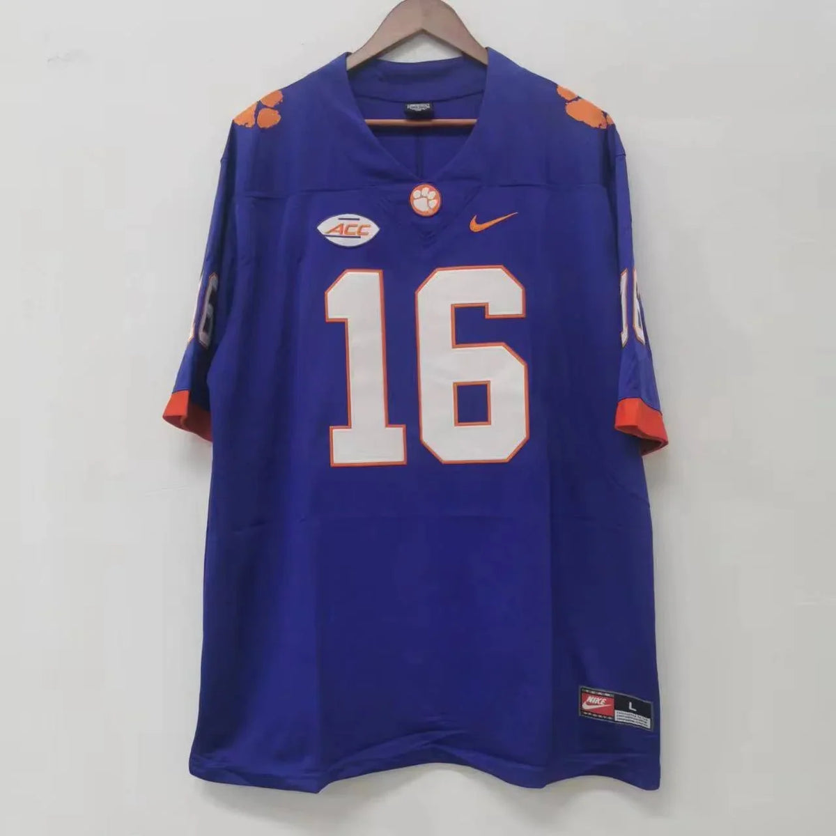 Trevor Lawrence Clemson Jersey product image 2, provided for visual reference and product detail review