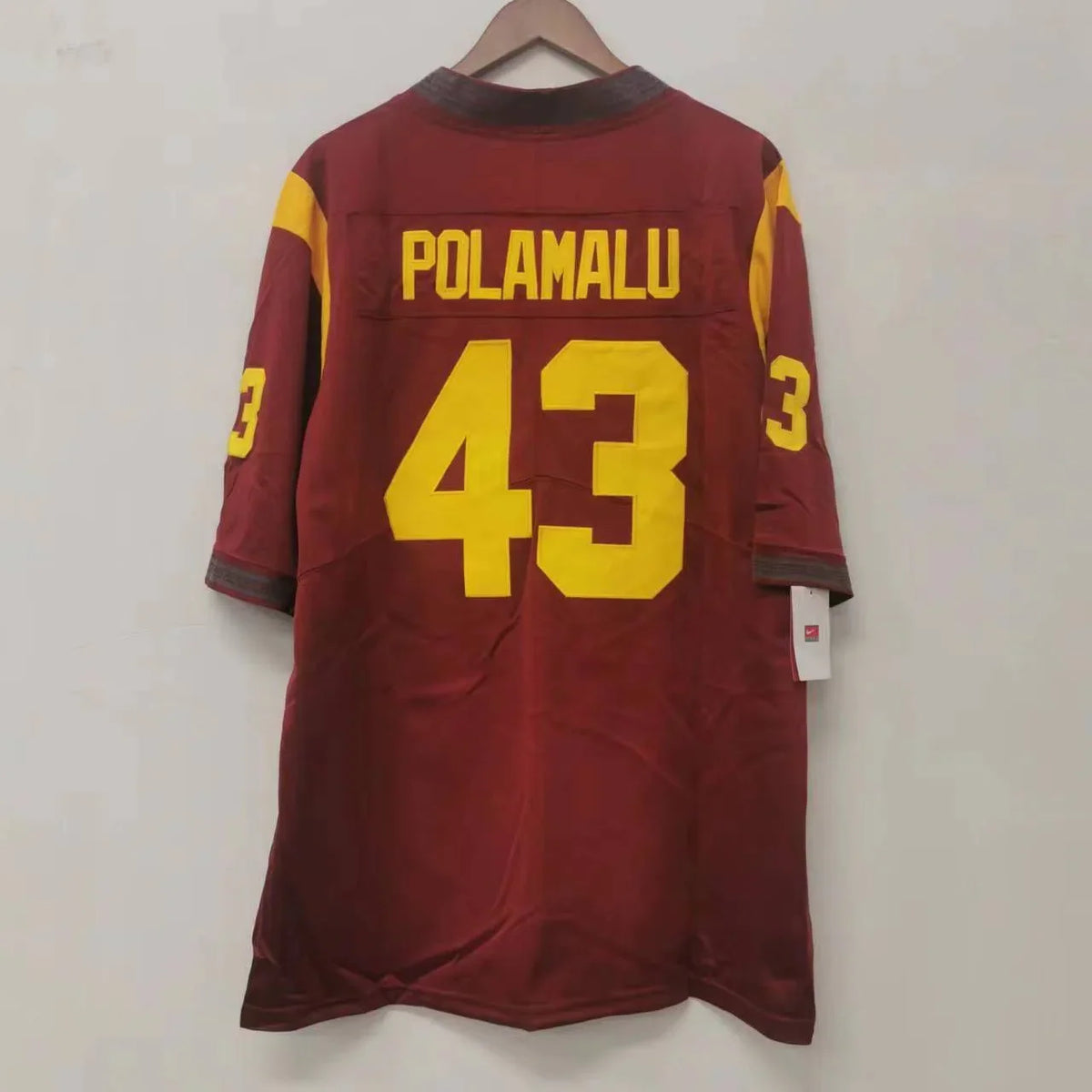 Troy Polamalu USC Trojans Jersey Nike product image 2, provided for visual reference and product detail review