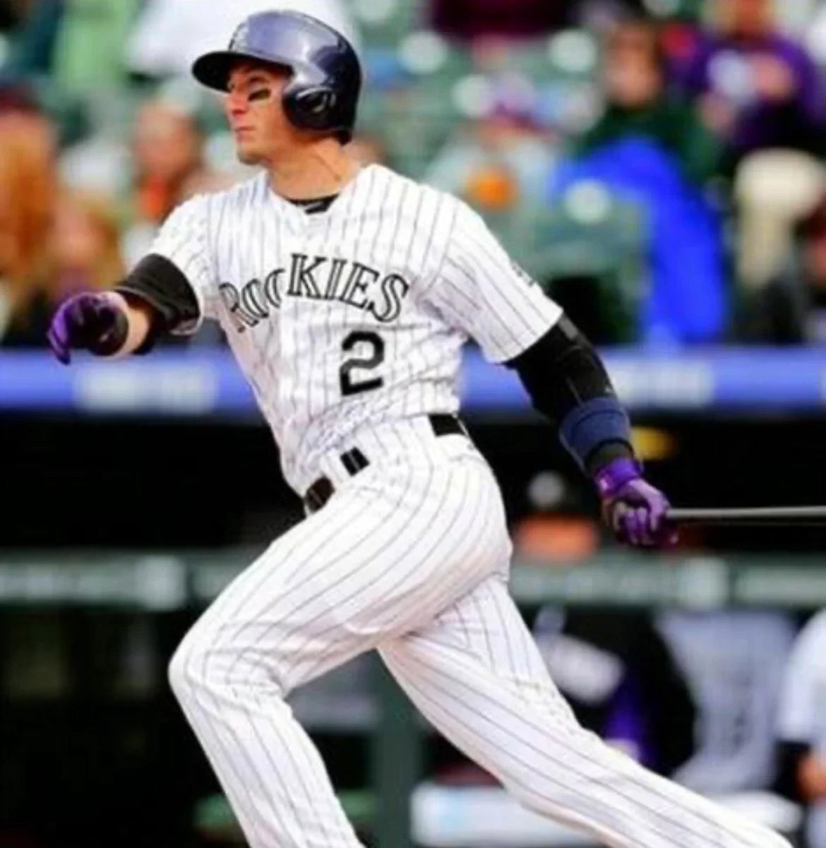 Troy Tulowitzki Colorado Rockies Official MLB Majestic Jersey product image 5, provided for visual reference and product