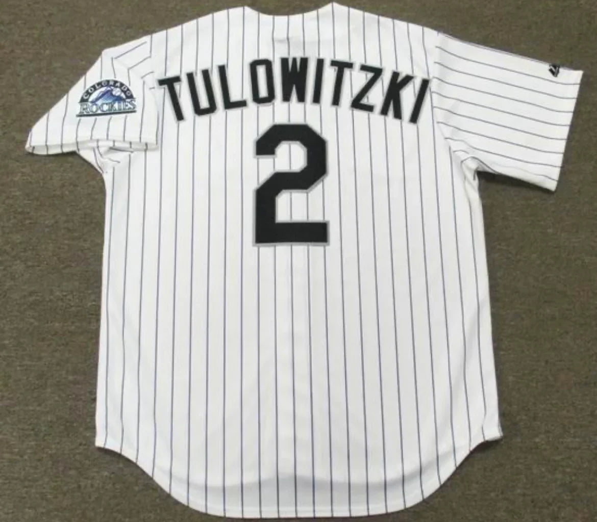 Troy Tulowitzki Colorado Rockies Official MLB Majestic Jersey product image 1, provided for visual reference and product