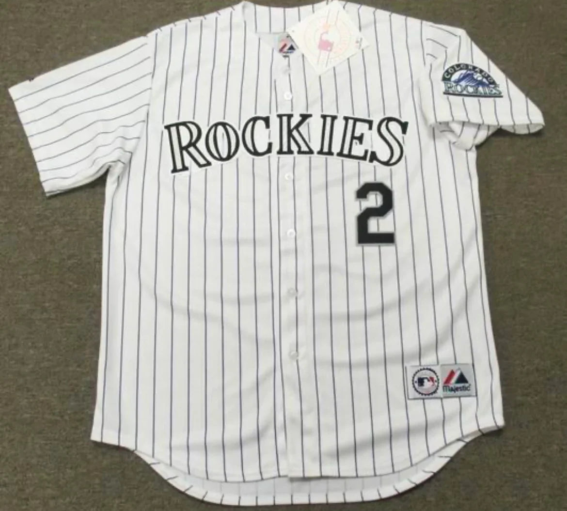Troy Tulowitzki Colorado Rockies Official MLB Majestic Jersey product image 2, provided for visual reference and product